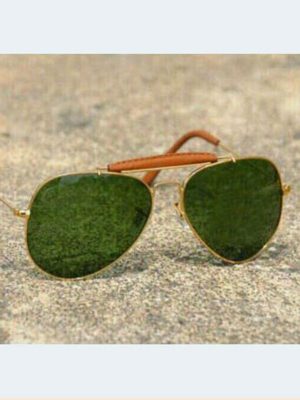 Golden And Green Color Sunglasses