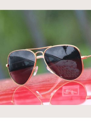 Golden And Black Color Sunglasses