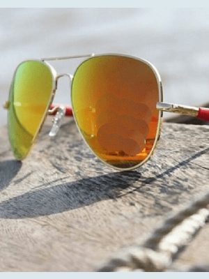 Golden And Yellow Color Sunglasses