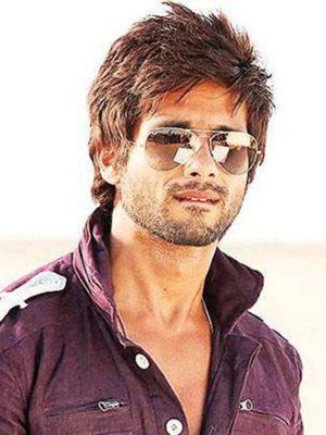 Shahid Kapoor Brown And Golden Color Sunglasses