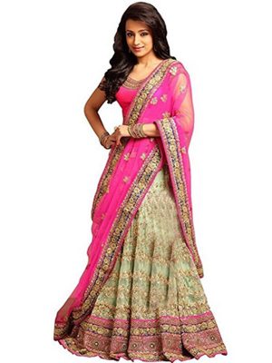 Women'S Heavy Tissue Net Lehenga Choli