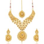 Fabulous Gold Plated Necklace Set For Women