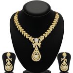 Stylish Glimmery 3 Pieces Necklace Set Combo