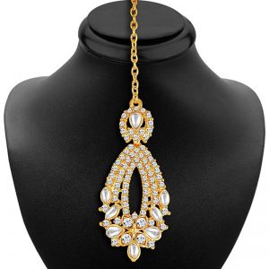 Dazzling Gold Plated Australian Diamond Necklace Set