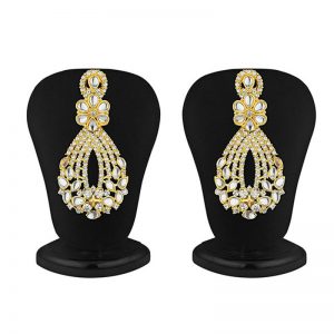 Dazzling Gold Plated Australian Diamond Necklace Set