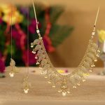 Blossomy Gold Plated Temple Necklace Set For Women