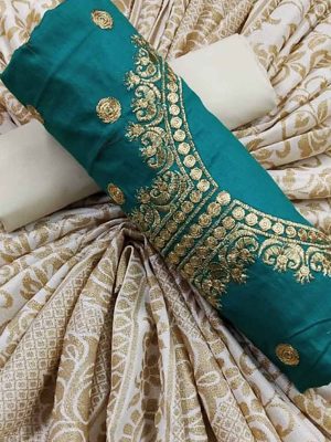 Morpich Glace Cotton Silk Casual Wear Embroidery Work Salwar Suit