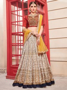 Girly Powder Pink Colour Metalic Foil Party Wear Lehenga Choli