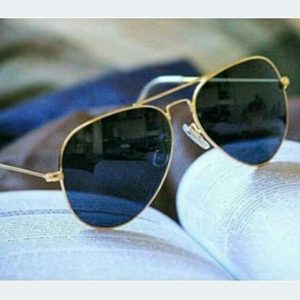 Golden And Black Color Sunglasses