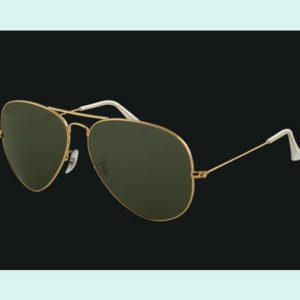 Golden And Black Color Sunglasses