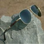 Golden And Black Color Sunglasses