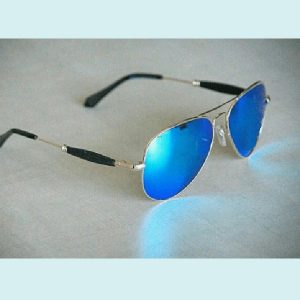 Golden And Blue Color Sunglasses