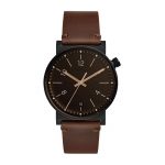 Fossil Men'S Brown Genuine Leather Strap With Brown Analogue Dial Quartz Movement Fs5552I