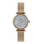 Fossil Womens Mother Of Pearl Metallic Analogue Watch -Es4442I (White_Free Size)