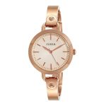 Fossil Analog Rose Gold Dial Women & Gold Dial Women (Bq3026 + Es2859)