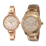 Fossil Analog Rose Gold Dial Women & Gold Dial Women (Bq3026 + Es2859)