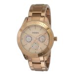 Fossil Analog Rose Gold Dial Women & Gold Dial Women (Bq3026 + Es2859)