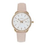 Fossil Womens Analogue Leather Watch - Es4393I_Pink_Free Size