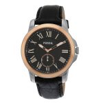 Fossil Grant Analog Black Dial Men'S Watch - Fs4943