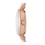 Fossil Georgia Analog Rose Gold Dial Women'S Watch - Es3862