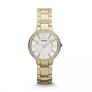 Fossil Virginia Analog Silver Dial Women'S Watch - Es3283