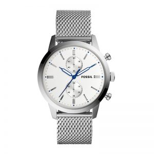 Fossil Analog Silver Dial Men'S Watch - Fs5435