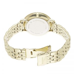 Fossil Jacqueline Analog Gold Dial Women'S Watch - Es3434I