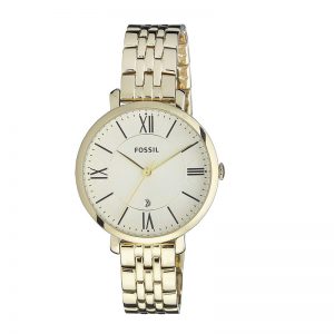 Fossil Jacqueline Analog Gold Dial Women'S Watch - Es3434I