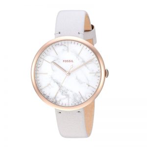 Fossil Analog White Dial Women'S Watch - Es4379