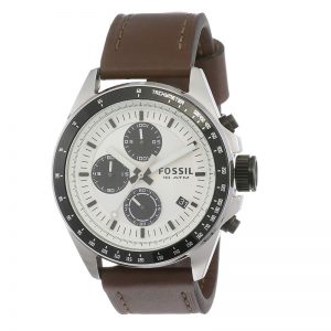 Fossil Chronograph White Dial Men'S Watch - Ch2882