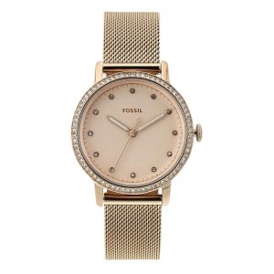 Fossil Womens Stainless Steel Analogue Watch - Es4364I_Gold_Free Size
