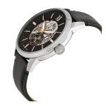 Fossil Me3153 Townsman Skeleton Dial Automatic Men'S Leather Watch