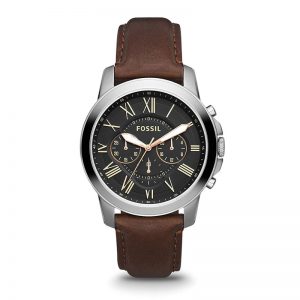 Fossil Grant Chronograph Black Dial Men'S Watch - Fs4813