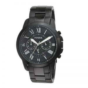 Fossil Grant Chronograph Analog Black Dial Men'S Watch - Fs4832