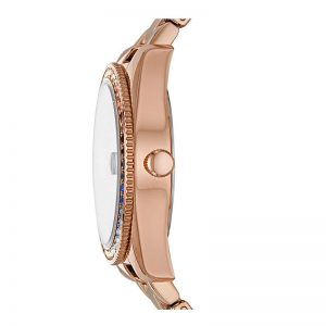 Fossil Scarlette Analog Gold Dial Women'S Watch-Es4491