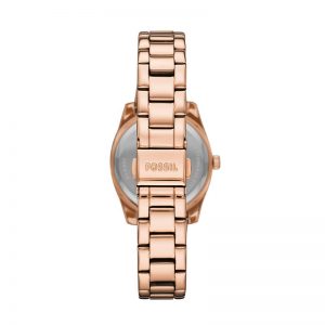Fossil Scarlette Analog Gold Dial Women'S Watch-Es4491