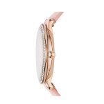 Fossil Jacqueline Three-Hand Date Blush Leather Watch Es4303