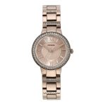 Fossil Womens Virginia Stainless Steel Analogue Watch - Es4482I_Pink_Free Size