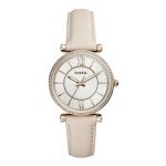 Fossil Carlie Analog Silver Dial Women'S Watch-Es4465