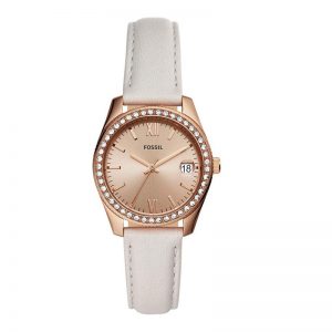 Fossil Analog Gold Dial Women'S Watch-Es4556