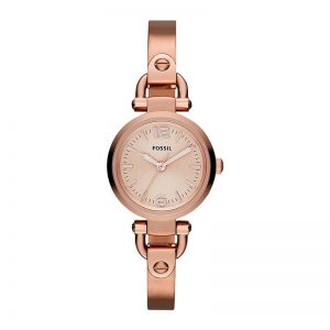 Fossil Georgia Analog Pink Dial Women'S Watch Es3268