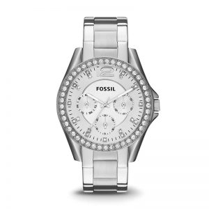 Fossil Riley Analog Silver Dial Women'S Watch - Es3202