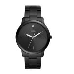 Fossil The Minimalist 3H Analog Black Dial Men'S Watch - Fs5455