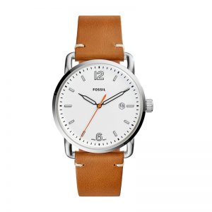 Fossil Analog White Dial Men'S Watch-Fs5395