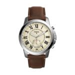 Fossil Digital Beige Dial Unisex Hybrid Smartwatch-Ftw1118