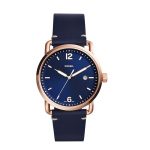 Fossil Analog Rose Gold Dial Men'S Watch - Fs5274