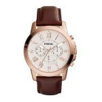 Fossil Analog Silver Dial Men'S Watch - Fs4991