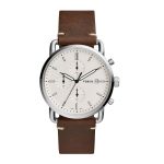 Fossil Analog Off-White Dial Men'S Watch - Fs5402