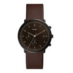 Fossil Chase Timer Analog Black Dial Men'S Watch-Fs5485