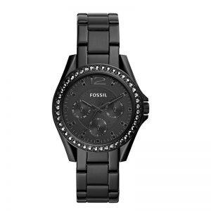 Fossil Riley Analog Black Dial Women'S Watch-Es4519